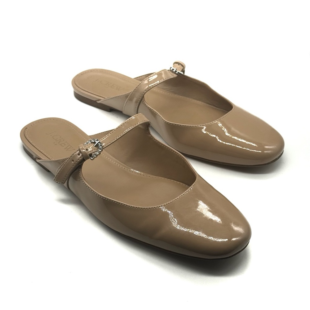 J. Crew Mary Jane Mules Flats Nude